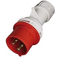 Evila - Clavija cetac 3 polos+tierra 16a 380-415v ip44 rojo